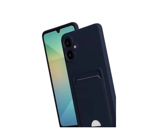 Samsung Galaxy A07 4G Kelvin Kartvizitli Silikon - Lacivert