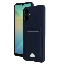 Samsung Galaxy A07 4G Kelvin Kartvizitli Silikon - Lacivert
