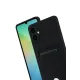 Samsung Galaxy A07 4G Kelvin Kartvizitli Silikon - Siyah