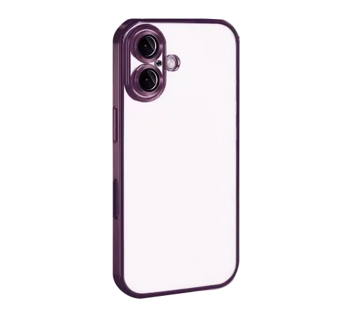 Apple iPhone 17 Lensli Silikon - Açık Mor