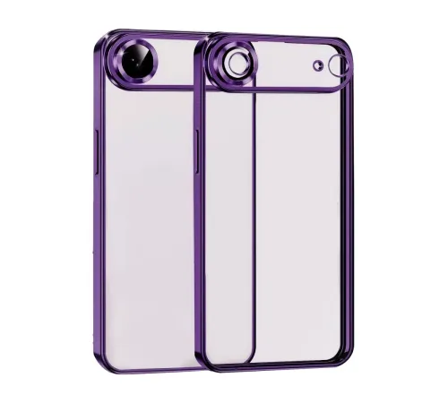 Apple iPhone 17 Air Lensli Silikon - Açık Mor