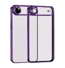 Apple iPhone 17 Air Lensli Silikon - Açık Mor