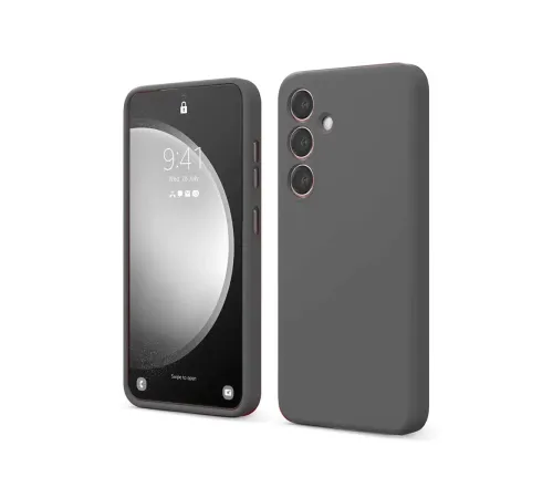 Samsung Galaxy S24 FE Kılıf First Silikon - Gri