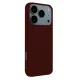 Apple iPhone 17 Pro Nano içi Kadife Silikon - Bordo