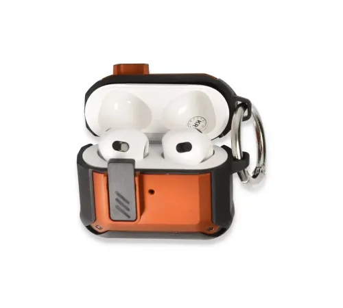 Apple Airpods 3 (3.nesil) Truva Kılıf - Turuncu