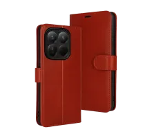 Xiaomi Mi 15T Trend S Plus Kapaklı Kılıf - Kırmızı