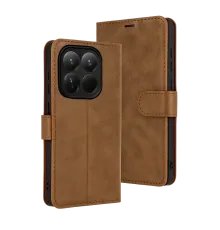 Xiaomi Mi 15T Trend S Plus Kapaklı Kılıf - Taba