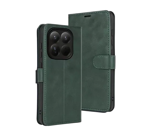 Xiaomi Mi 15T Trend S Plus Kapaklı Kılıf - Yeşil