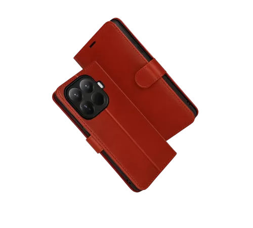 Xiaomi Mi 15T Pro Trend S Plus Kapaklı Kılıf - Kırmızı
