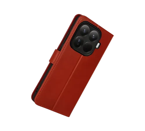 Xiaomi Mi 15T Pro Trend S Plus Kapaklı Kılıf - Kırmızı