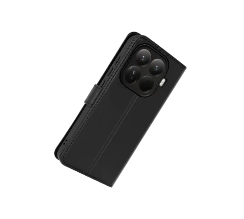 Xiaomi Mi 15T Pro Trend S Plus Kapaklı Kılıf - Siyah