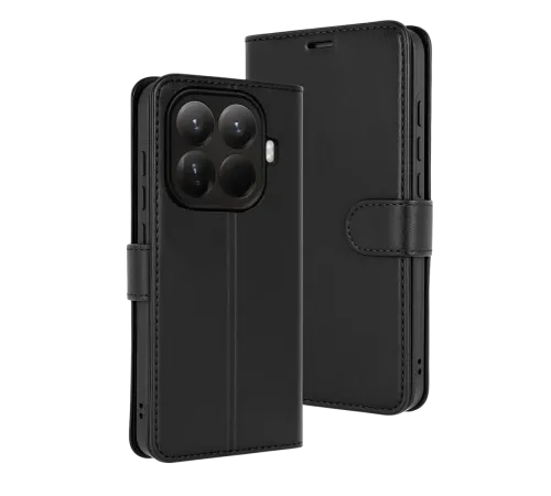Xiaomi Mi 15T Pro Trend S Plus Kapaklı Kılıf - Siyah