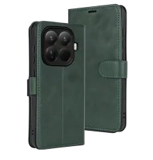 Xiaomi Mi 15T Pro Trend S Plus Kapaklı Kılıf - Yeşil