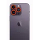 Apple iPhone 12 Pro Neon Fosforlu Kamera Lens - Turuncu