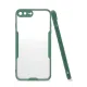 Apple iPhone 7 Plus Kılıf Platin Silikon - Yeşil