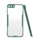 Apple iPhone 7 Plus Kılıf Platin Silikon - Yeşil