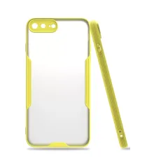 Apple iPhone 7 Plus Kılıf Platin Silikon - Sarı