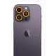 Apple iPhone 12 Pro Max Neon Fosforlu Kamera Lens - Sarı