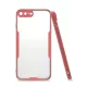 Apple iPhone 7 Plus Kılıf Platin Silikon - Pembe