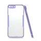 Apple iPhone 7 Plus Kılıf Platin Silikon - Lila