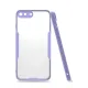 Apple iPhone 7 Plus Kılıf Platin Silikon - Lila