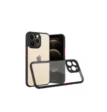 Apple iPhone 13 Pro Kılıf Miami Şeffaf Silikon - Siyah