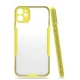 Apple iPhone 11 Kılıf Platin Silikon - Sarı