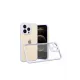 Apple iPhone 13 Pro Kılıf Miami Şeffaf Silikon - Lila