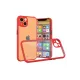 Apple iPhone 13 Mini Kılıf Miami Şeffaf Silikon - Kırmızı