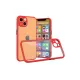 Apple iPhone 13 Mini Kılıf Miami Şeffaf Silikon - Kırmızı