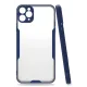 Apple iPhone 11 Pro Kılıf Platin Silikon - Lacivert