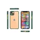 Apple iPhone 13 Mini Kılıf Miami Şeffaf Silikon - Koyu Yeşil