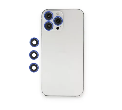 Apple iPhone 12 Pro Max Shine Kamera Lens - Lacivert