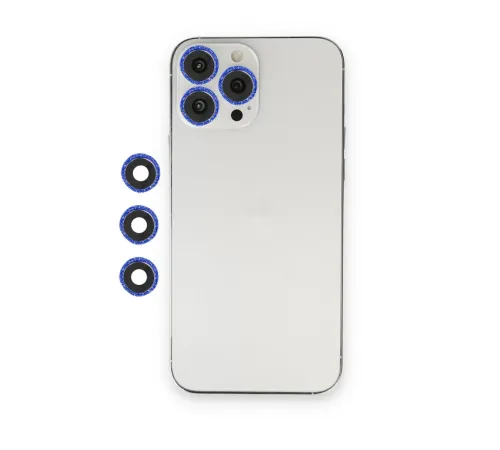 Apple iPhone 12 Pro Max Shine Kamera Lens - Lacivert