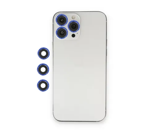 Apple iPhone 12 Pro Max Shine Kamera Lens - Lacivert