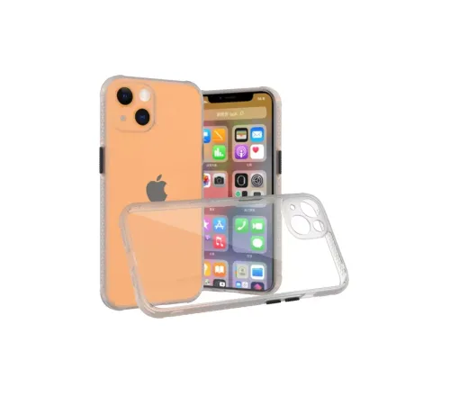 Apple iPhone 13 Mini Kılıf Miami Şeffaf Silikon - Şeffaf