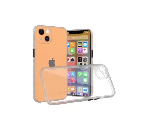Apple iPhone 13 Mini Kılıf Miami Şeffaf Silikon - Şeffaf