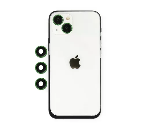 Apple iPhone 14 Shine Kamera Lens - Yeşil