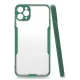 Apple iPhone 11 Pro Max Kılıf Platin Silikon - Yeşil