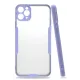 Apple iPhone 11 Pro Max Kılıf Platin Silikon - Lila