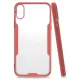 Apple iPhone X Kılıf Platin Silikon - Pembe