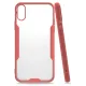 Apple iPhone X Kılıf Platin Silikon - Pembe
