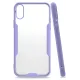 Apple iPhone X Kılıf Platin Silikon - Lila