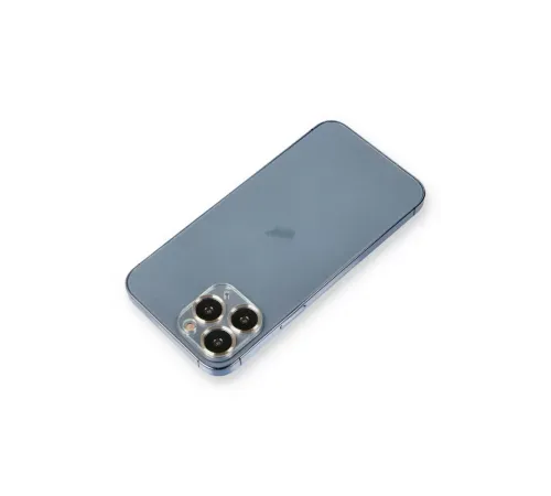 Apple iPhone 11 Pro Max Metal Kamera Lens Koruma Cam - Gold
