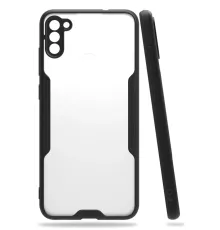 Samsung Galaxy A11 Kılıf Platin Silikon - Siyah