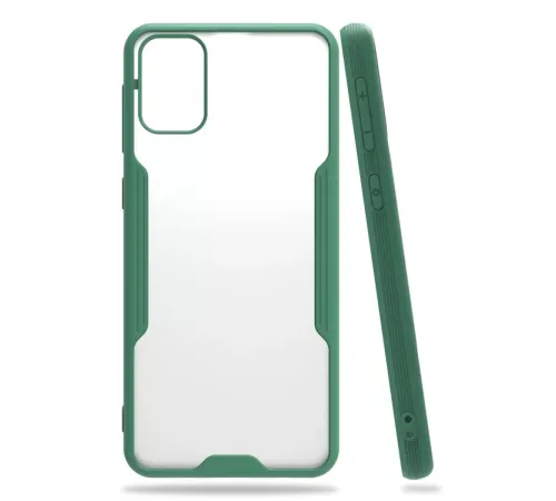 Samsung Galaxy M31 Kılıf Platin Silikon - Yeşil