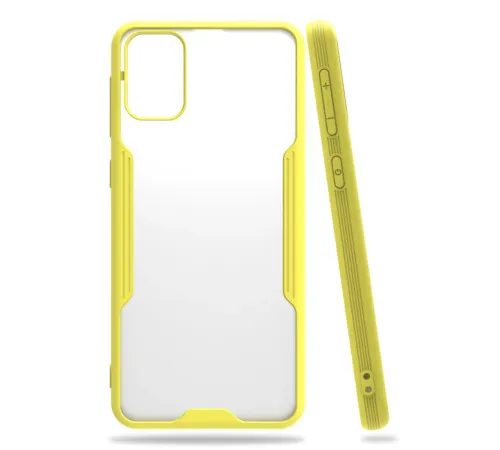 Samsung Galaxy M31 Kılıf Platin Silikon - Sarı