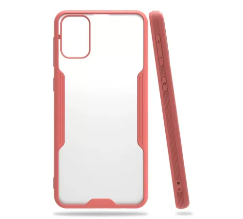 Samsung Galaxy M31 Kılıf Platin Silikon - Pembe