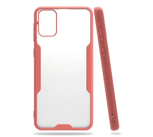 Samsung Galaxy M31 Kılıf Platin Silikon - Pembe
