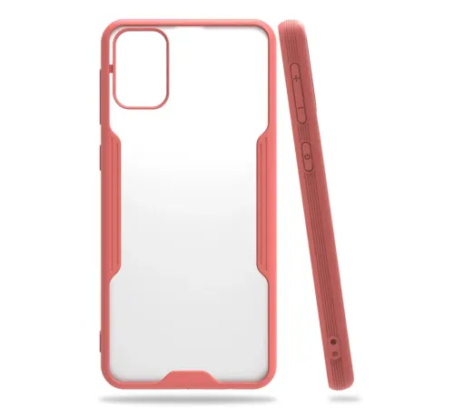 Samsung Galaxy M31 Kılıf Platin Silikon - Pembe